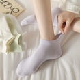 thumbnail image 6 of Sookeceks 6 Pairs Ankle Socks for Women Breathable Cotton Socks Anti Slip Low Cut Soft Casual Socks With Heel Tab Size 5-9, 6 of 8