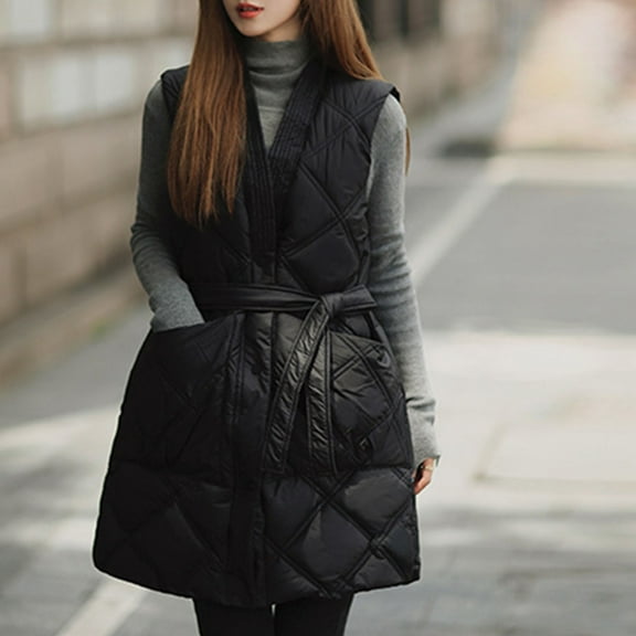 Ftwytp 2024 Fleece Jacket for Women Outerwear Coat Coat Wadded Fashion Winter Vest Autumn Jacket Warm Coat Women Plus Size Wool Coats