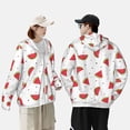 thumbnail image 5 of Picia Hand Drawn Watermelon Women's Men's UPF 50+ Sun Protection Hoodie Shirt Long Sleeve SPF Fishing Outdoor UV Hiking Lightweight Shirts-3X-Large, 5 of 9
