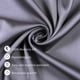 thumbnail image 5 of Juego de 2 fundas de almohada de seda Jocoku, 100% morera, color queen grey, 5 of 9