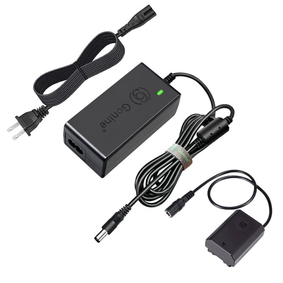 Gonine NP-FZ100 Dummy Battery NPFZ100 DC Coupler AC Power Supply Adapter Kit for Sony Alpha A7III A7IV A7SIII A6600 A7C A1 FX3 A7R3 A7R IV, A9 A9R A9S Cameras, Replaces BC-QZ1 Battery