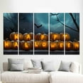 thumbnail image 4 of Happy Halloween, Home Decor Printed Canvas, Canvas Decor, Oversized Printed Canvas, Halloween Canvas Art, Halloween Party Canvas Poster, Canvas Wall Decor - 5P Mix-Gallery Wrap, 4 of 9