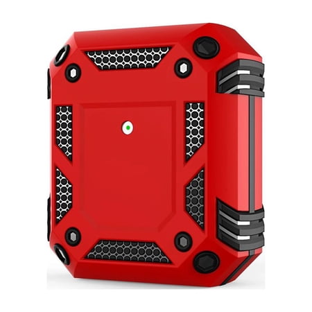 Shockproof Armor Protective Earphone Case for AirPods 1/2 (Red) price history on PriceWatchPro