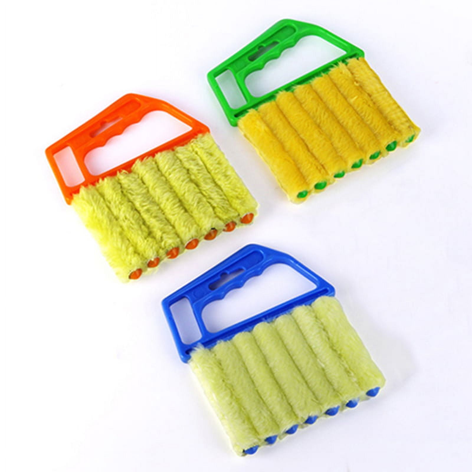 Blind Cleaner Duster Microfibre Brush Handle 3 Pronged Washable Home·