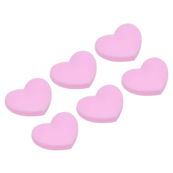 Uxcell Amortiguador de Vibraciones para Tenis, Paquete de 6, Absorbente de Choque en Color Rosa Pálido