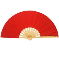 Boots on The Ground Hand Fan, 2025 New Clap Fans for Line Dancing, Foldable Craft Holding Holographic Hand Fan, for Line Dancing,Party,Dance Enthusiasts Gift(Red A,13.4in)