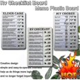 thumbnail image 3 of Memo Plastic Board Office Plastic Notes My Chores Checklist Portable Rv Gv Message Checklist, 3 of 3