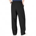 thumbnail image 4 of LTTVQM Men's Athletic Pants Quickly Dry Running Workout Joggers Lightweight Gym Jogging Track Casual Sweatpants with Zipper Pockets Black XL, 4 of 6