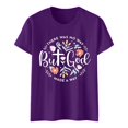 thumbnail image 3 of There Was No Way but God Made A Way Graphic Tees for Women 2026 Summer Casual Short Sleeve Crewneck Christian T Shirts, 3 of 3