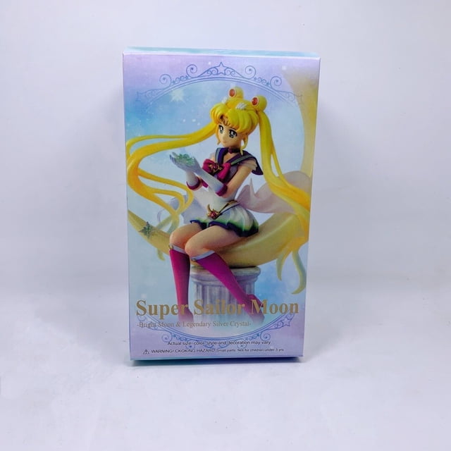 Figura de Anime Sailor Moon, Tsukino Usagi, princesa Serenity Girl, estatuilla de acción, decoración de escritorio, modelo de colección, estatua, muñeco de juguete, regalo QYM unisex