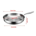 thumbnail image 2 of Household Non-Stick Frying Pan without Coating, Induction and Gas Stove Compatible, Durable Material for Steak, Eggs, and Stir-Frying, Easy Clean, 2 of 4