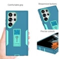 thumbnail image 4 of CoverON For Samsung Galaxy S23 Ultra Phone Case, Military Grade Heavy Duty Full Body Kickstand Cover, Turquoise, 4 of 9