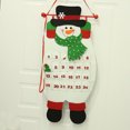 thumbnail image 3 of Bewildely Calendario de Adviento, colgante de Navidad, adornos de cuenta regresiva, calendario DIY, colgador numerado, decoración de Navidad, Kits de decoración para fiestas Muñeco de nieve, 3 of 6