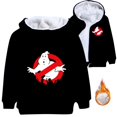 thumbnail image 3 of Suéter con capucha de invierno de los Cazafantasmas, chaqueta cálida con cremallera para niños, niños y niñas, 3 of 5