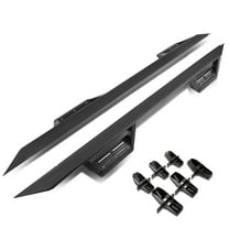 DNA Motoring 3" Black Side Step Nerf Bars Running Boards for 2007-2018 Jeep Wrangler JK 4-Door