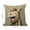 C, variant on Animals Print Pillow Cover 45x45CM - Cute Short Lint Cushion with Faux Embroidery, Decorative Throw Pillowcase for Sofa Bedroom and Living Room