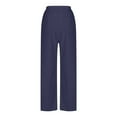 thumbnail image 3 of Zuesphe Womens Pants Summer Work Capri Pants for Women High Waisted Palazzo Pants for Women Casual Cargo Pants Women Baggy, 3 of 5