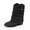 BLACK-2, variant on BURUDANI Girls Cowboy Cowgirl Western Boots 2-in-1 Embroidered Fashion Mid Calf Shoes Removable Cuff Black Size 12