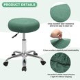 thumbnail image 2 of Uxcell 1-Pack Fundas Redondas para Taburetes de Bar, para Fundas de Asiento de Malla de Poliéster de 12-14 Pulgadas con Bandas Elásticas [Verde Grisáceo], 2 of 7
