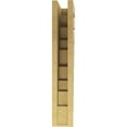 thumbnail image 4 of 4"W x 8"D x 24"H Thin Landon Rough Cedar Woodgrain TimberThane Corbel, Primed Tan, 4 of 6