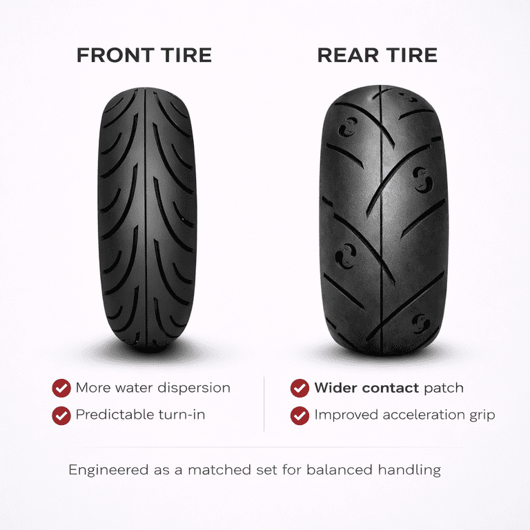 Roadmax Diablo 200/50-17 + 120/70-17 (75H) Motorcycle Tire SET