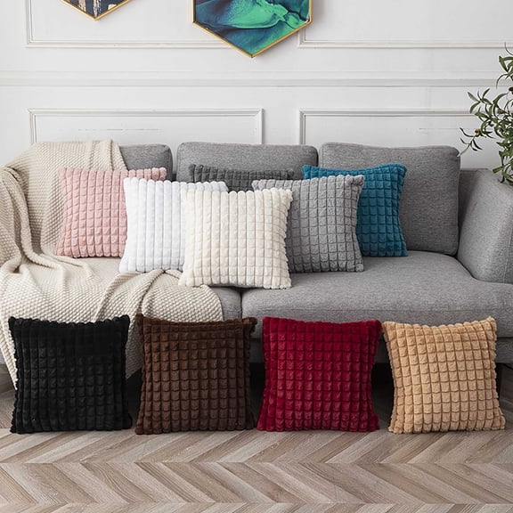 Summer Savings! PRETXORVE Pillow Cover New Home Living Room Cushion Cover Bedroom Headboard Pillow Cover