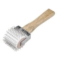 thumbnail image 1 of Uncapping Needle Roller Uncapping Roller Wood + Stainless Steel + Plastic Uncapping Needle Roller Bee Honey Comb Extracting Beekeeping Beekeeper Equipment Tool, 1 of 8