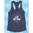thumbnail image 3 of So Fortunate You Are My Dad Racerback Tank Women -Image by Shutterstock, Female x-Large, 3 of 4