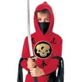 thumbnail image 3 of Ninja Red Ninja Boy's Halloween Fancy-Dress Costume for Child, L, 3 of 4