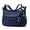 Blue, variant on Qubber Women Crossbody Bag Leather Handbag Pocketbook Lightweight Shoulder Purse