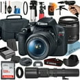 thumbnail image 1 of Canon EOS Rebel T7 Appareil Photo Reflex Numérique avec Objectif Préréglé 18-55mm + 500mm + SanDisk 128 Go + Étui + Ensemble ZeeTech, 1 of 7