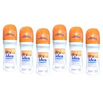 6 Pack Dry Idea Roll-On Antiperspirant and Deodorant Fresh Linen Scent 3.25 Ounce