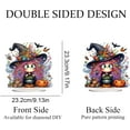 thumbnail image 6 of JASGARDE DIY Tabletop Diamond Art Painting Kit, Special Shaped Rhinestone Desk Placement Ornament, Home Stand Up Gem Painting Craft Kit, Gift, Double Sided, Halloween Witch, 6 of 6
