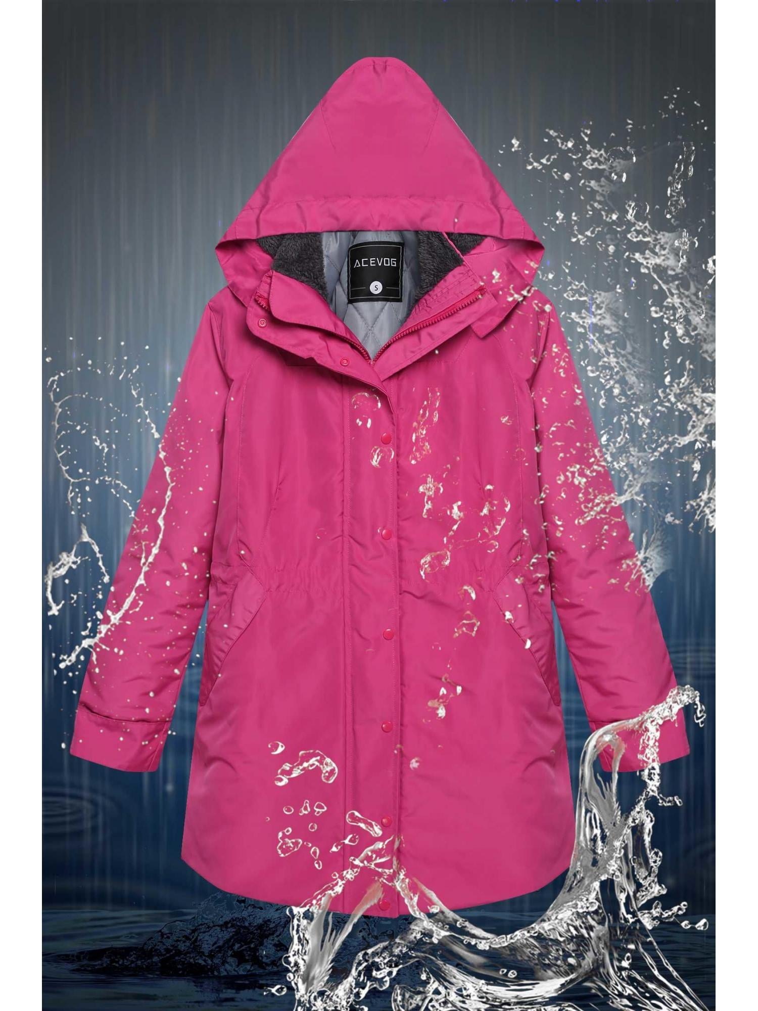 Outdoor Waterproof Windproof Jacket Mens Womens Oversized Lightweight Rain Coat Hooded... by