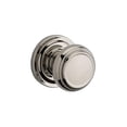thumbnail image 1 of Baldwin PVTRATRR141 Bouton d'Intimité Traditionnel avec Rose Ronde Traditionnelle - Nickel Poli, 1 of 1