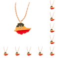 thumbnail image 1 of Collar Qarigey vanguardista para mujer acero inoxidable estilo hip hop 10Conjunto imperio etíope, 1 of 6