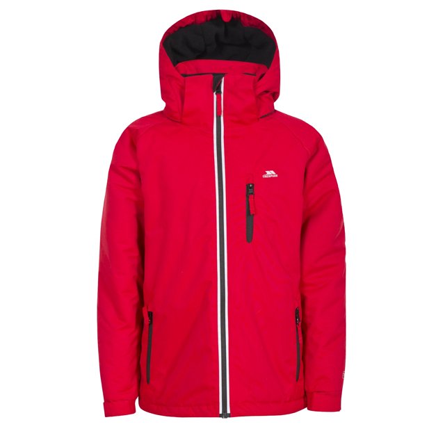 Trespass - Chaqueta impermeable modelo Cornell II para niños (Rojo)