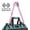 Pink, variant on 59" Bag Shoulder Strap Adjustable Comfortable Belt with Metal Hooks for Messenger, Laptop, Gym Bag,Duffle,Black