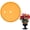 8inch, variant on Adjustable Flower Pot Filler Insert, Reusable Planter Soil Saver with Drainage Holes, Lightweight Platform for Tall Planters, 2-Pack, Orange