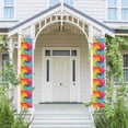 thumbnail image 3 of A Pair Of Decorative Banners 70.9×11.8in Can Be Reused And Easily Installed For Indoor Or Outdoor Or Anywhere Tie-Dye Pattern Rainbow Colors (3), 3 of 7