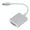 Silver, variant on USB Type C to VGA Converter Cord Wire for PC Connect to Projector or TV Display