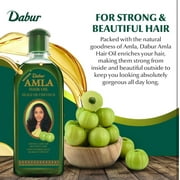 Dabur Amla Hair Oil - Nourishing Indian Oil for Men Women, for Healthy, Moisturized Hair and Scalp (200ml)