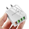 thumbnail image 2 of HLONK Usb Charger Block  Wall Charger Fast Charging Block  Power Adapter Cube 4 Port Charge Travel Brick Cell Quick Chargers Box Power Adaptor for iPhone 12 SE  11Pro Max  Samsung Galaxy, 2 of 7