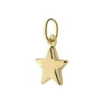 thumbnail image 5 of 14k Yellow Gold, Mini Five Pointed Star Polished Pendant Classic Puff Charm 12mm NO Necklace, 5 of 8