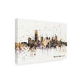 thumbnail image 3 of Trademark Fine Art Michael Tompsett Oklahoma City Skyline II Canvas Wall Art - 30x47, 3 of 5