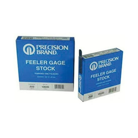 Precision Brand Precision Brand - Coil Steel Feeler Gauges 19H2X .0025''X.1/2''X25Ftsteel Feeler Gage 25Ft/C: 605-19190 - 19h2x .0025''x.1/2''x25ftsteel feeler gage 25ft/c