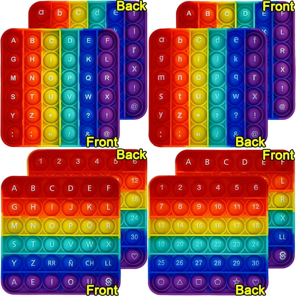 Fidget Toy Proweber, alfabeto pop, números ABC, números para niños
