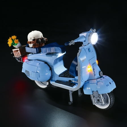 Q&C Lighting Led Light Kit Lighting Set Compatible With The Lego Vespa 125 Motorcycle 10298 Building Blocks Without Lego Set