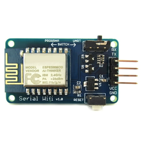 ESP-12 ESP8266 Serial Wi-Fi Wireless Module w/ Built-in Antenna Compatible 3.3V / 5V for