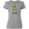 thumbnail image 3 of Inktastic Cinco De Mayo Let's Fiesta Cute Cactus with Sombrero Women's T-Shirt, 3 of 5